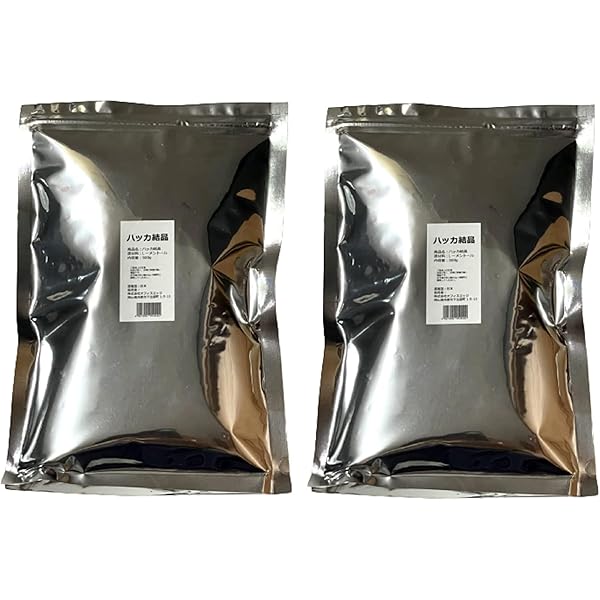 Amazon | 【500g】ハッカ結晶 薄荷脳 メンソール 天然 L